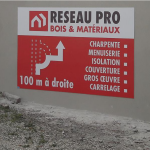panneau alvéolé signalisation réseau pro bois & matériaux