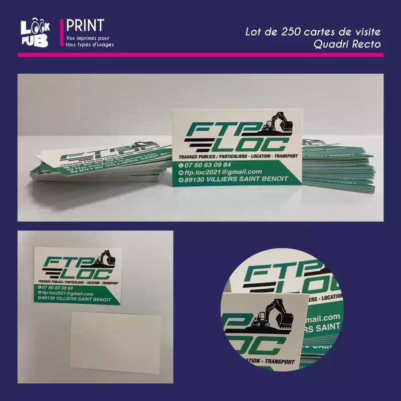 Print personnalisé - Cartes de visite pour FTP LOC