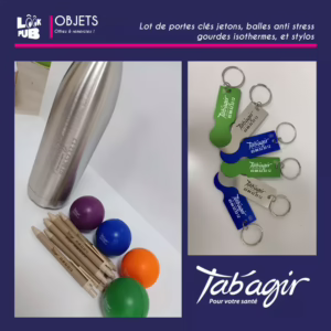 Objets personnalisé - Goodies pour tab'agir
