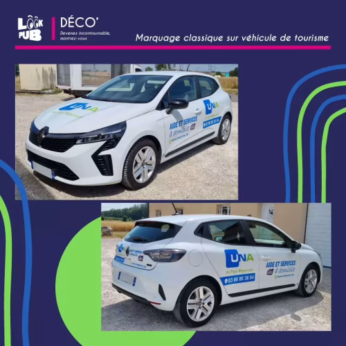 Marquage classique sur une clio 5