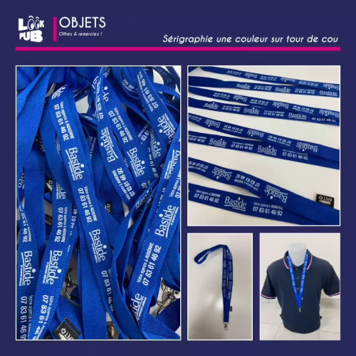 Objets personnalisés - Tour de cou pour Bastide